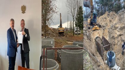 Ostrów Mazowiecka - W Nurze rozpoczęła się budowa oczyszczalni ścieków 350 RLM w