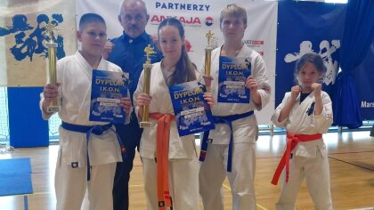 Ostrów Mazowiecka - Ekipa Ostrowskiego Klubu Karate Kyokushinkai wzięła udział w