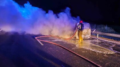 Ostrów Mazowiecka - Kierująca pojazdem kobieta zachowała zimną krew i zatrzymała