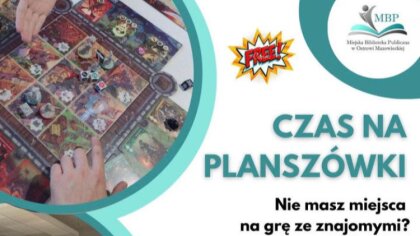 Ostrów Mazowiecka - Miejska Biblioteka Publiczna w Ostrowi Mazowieckiej zaprasza