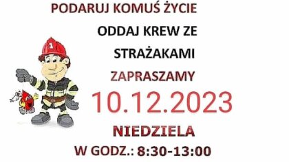 Ostrów Mazowiecka - OSP Rosochate Kościelne zapraszają na XXVI Akcję Krwiodawstw