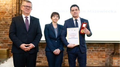 Ostrów Mazowiecka - Miasto otrzymało nagrodę podczas III Gali Rankingu Gmin Woje