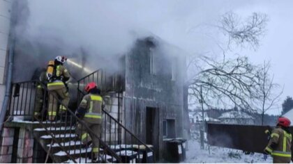 Ostrów Mazowiecka - W piątek 8 grudnia o godz. 20.34 jednostka OSP KSRG Stary Lu