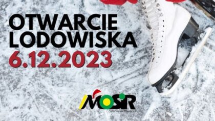 Ostrów Mazowiecka - Długo wyczekiwane otwarcie lodowiska w MOSiR Ostrów Mazowiec