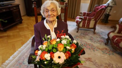 Ostrów Mazowiecka - Mieszkanka Ostrowi Mazowieckiej, Jadwiga Kołakowska, obchodz