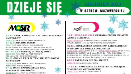 Ostrów Mazowiecka - Urząd Miasta w Ostrowi Mazowieckiej opublikował harmonogram 