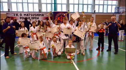 Ostrów Mazowiecka - Reprezentacja Ostrowskiego Klubu Karate Kyokushinkai wzięła 