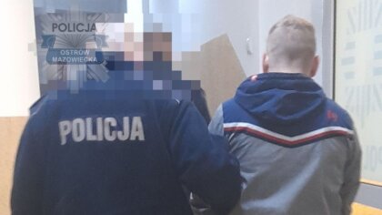 Ostrów Mazowiecka - Funkcjonariusze ostrowskiej policji zatrzymali 21-letniego m
