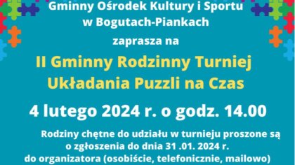 Ostrów Mazowiecka - Gminny Ośrodek Kultury i Sportu w Bogutach-Piankach zaprasza