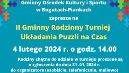 Ostrów Mazowiecka - Gminny Ośrodek Kultury i Sportu w Bogutach-Piankach zaprasza