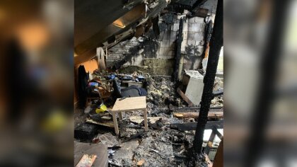 Ostrów Mazowiecka - W nocy z 19 na 20 stycznia 2024 roku wybuchł pożar w domu pr