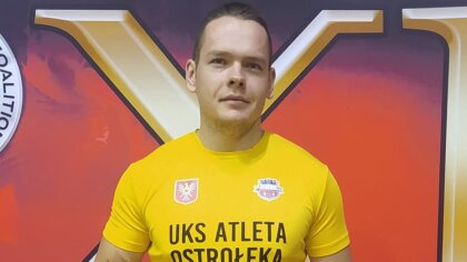 Ostrów Mazowiecka - Jakub Borkowski to zawodnik oraz trener Uczniowskiego Klubu 