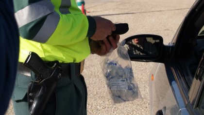 Ostrów Mazowiecka - Ostrowscy funkcjonariusze zakończyli brawurową jazdę nietrze