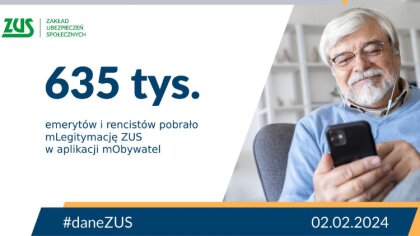 Ostrów Mazowiecka - Już ponad 635 tys. emerytów i rencistów pobrało mLegitymację