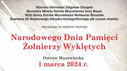 Ostrów Mazowiecka - Starosta Ostrowski Zbigniew Chrupek, Burmistrz Miasta Ostrow
