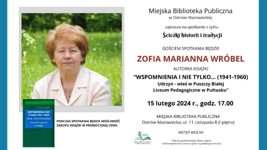 Fot. Miejska Biblioteka Publiczna im. Marii Dąbrowskiej w Ostrowi Mazowieckiej/Facebook