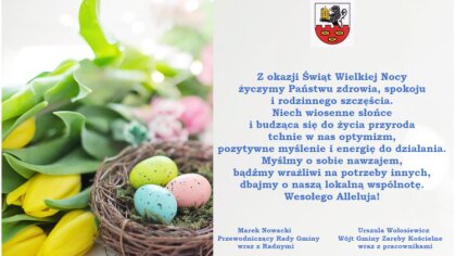 Ostrów Mazowiecka - Z okazji Świąt Wielkiej Nocy życzymy Państwu zdrowia, spokoj