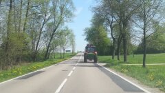 Ostrów Mazowiecka - Mieszkaniec powiatu ostrowskiego na podwójnym gazi