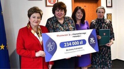 Ostrów Mazowiecka - Dofinansowanie pozwoli Urzędowi Gminy w Andrzejewie zrealizo