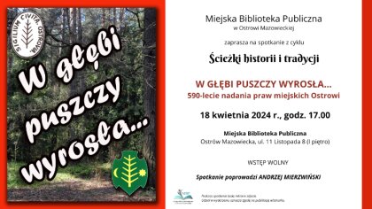 Ostrów Mazowiecka - Miejska Biblioteka Publiczna w Ostrowi Mazowieckiej zaprasza