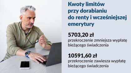 Ostrów Mazowiecka - 1 czerwca zmieniają się graniczne kwoty przychodu dla pracuj