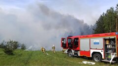 Ostrów Mazowiecka - Do pożaru doszło w sąsiednim powiecie, w gminie Sa