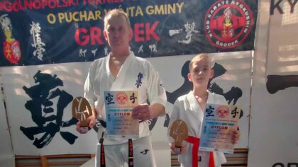 Ostrów Mazowiecka - Dwójka reprezentantów Ostrowskiego Klubu Karate Kyokushin Ku