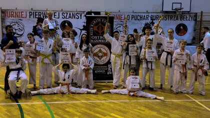 Ostrów Mazowiecka - Ekipa Ostrowskiego Klubu Karate Kyokushinkai wybrała się na 
