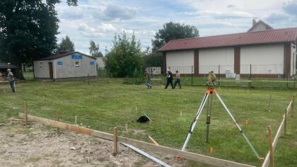 Ostrów Mazowiecka - Rozpoczęły się prace budowlane nad nową kaplicą pogrzebową. 