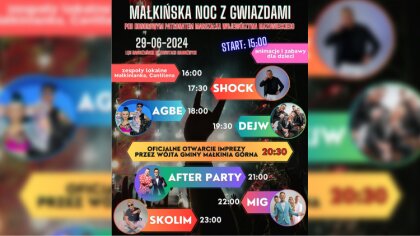 Ostrów Mazowiecka - Już wkrótce mieszkańcy Małkini Górnej oraz goście z okoliczn