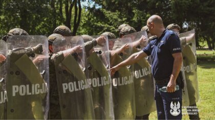 Ostrów Mazowiecka - Ponad stu Terytorialsów 5 Mazowieckiej Brygady Obrony Teryto
