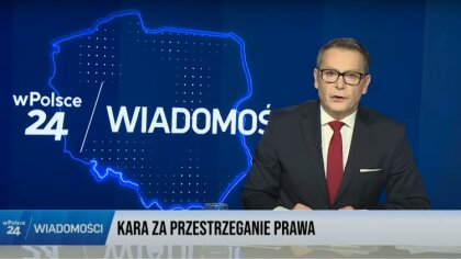 Ostrów Mazowiecka - W pierwszym w historii stacji wPolsce24 głównym wydaniu Wiad