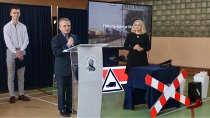 Ostrów Mazowiecka - Zespół Szkół im. Stanisława Staszica w Małkini Górnej zorgan