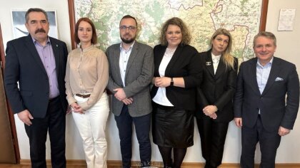 Ostrów Mazowiecka - Spotkanie w Starostwie Powiatowym w Ostrowi Mazowieckiej dot