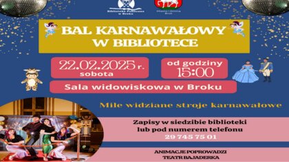 Ostrów Mazowiecka - Biblioteka Publiczna w Broku zaprasza dzieci i rodziców na r