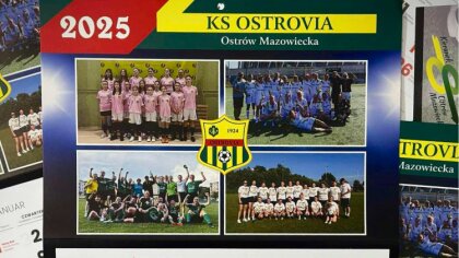 Ostrów Mazowiecka - Kalendarze drużyny kobiet Ostrovii Ostrów Mazowiecka już w s
