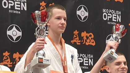 Ostrów Mazowiecka - Ulubionym kolorem Miłosza Kochańskiego jest złoty. Zawodnik 