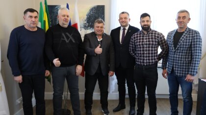 Ostrów Mazowiecka - 5 lutego w Ostrowi Mazowieckiej pojawiła się legenda piłki n