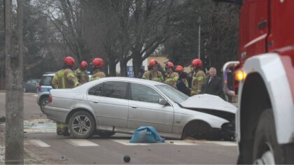 Ostrów Mazowiecka - Na ulicy Rubinkowskiego w Ostrowi Mazowieckiej doszło do wyp