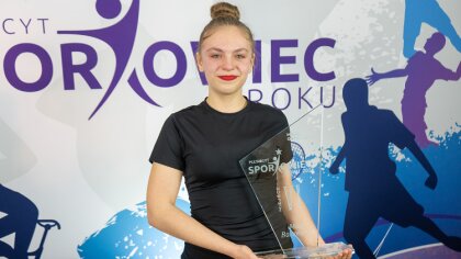 Ostrów Mazowiecka - Maja Baczewska tanecznym krokiem podbija serca kibiców. Repr