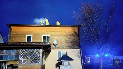 Ostrów Mazowiecka - Szybka reakcja mieszkańców i sprawna akcja strażaków pozwoli