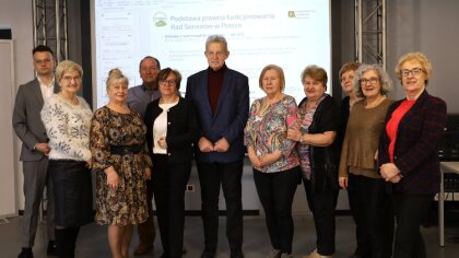 Ostrów Mazowiecka - Rada Seniorów Miasta Ostrów Mazowiecka wzięła udział w szkol