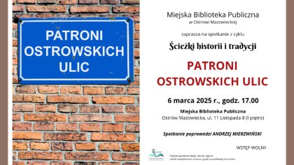 Ostrów Mazowiecka - Miejska Biblioteka Publiczna w Ostrowi Mazowieckiej zaprasza