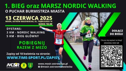 Ostrów Mazowiecka - Lubisz biegać albo maszerować z kijkami? Już w czerwcu będzi