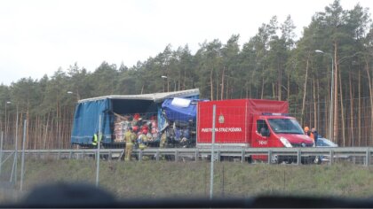 Ostrów Mazowiecka - Kierowcy nie mają dziś łatwego dnia. Ruch na trasie S8 w str