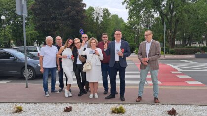 Ostrów Mazowiecka - W Ostrowi Mazowieckiej odbyło się popołudnie kampanijne ostr