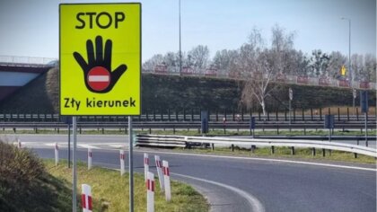 Ostrów Mazowiecka - Na drodze ekspresowej S61 doszło do bardzo niebezpiecznej sy
