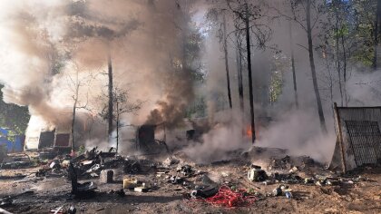 Ostrów Mazowiecka - W czwartek, 15 maja po godz. 17.00, w miejscowości Grądy, w 