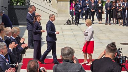 Ostrów Mazowiecka - W czasie uroczystości z okazji Dnia Samorządu Terytorialnego