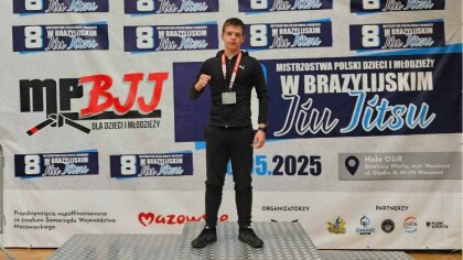 Ostrów Mazowiecka - Warszawa okazała się szczęśliwa dla młodego sportowca z Ostr
